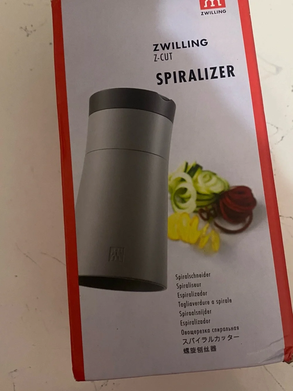 Z-Cut Spiralizer in Gray